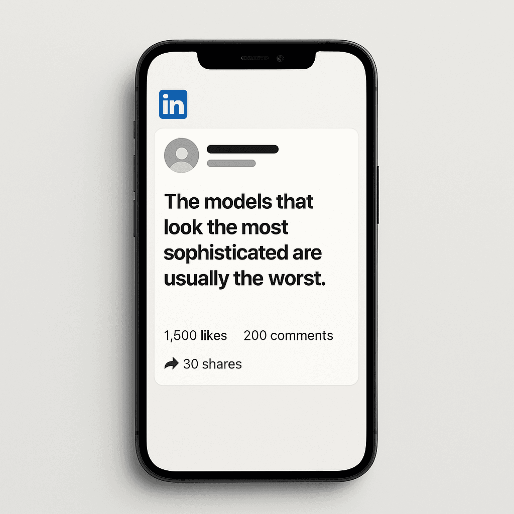 Why simple financial models work better